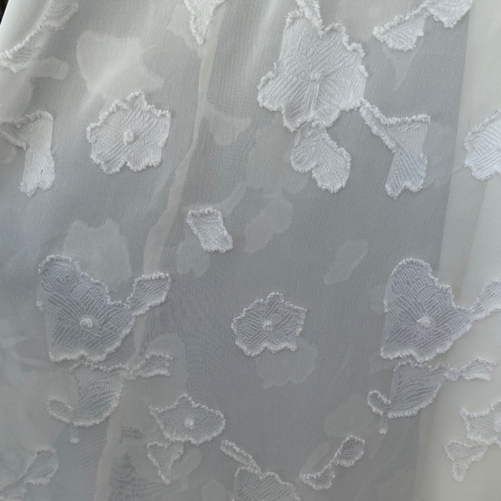 Baltic Born Ivory Lace Maxi Dress with Flutter Sleeves - Picture 2 of 3